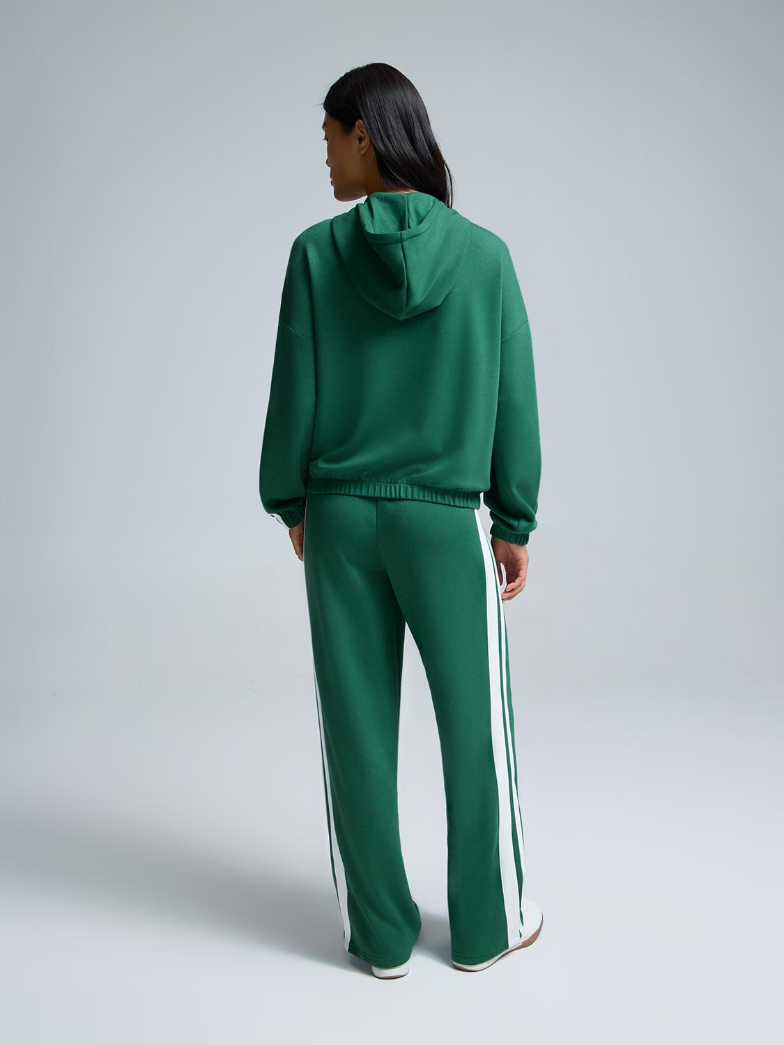 Sweat à capuche polaire demi-zip Cloud