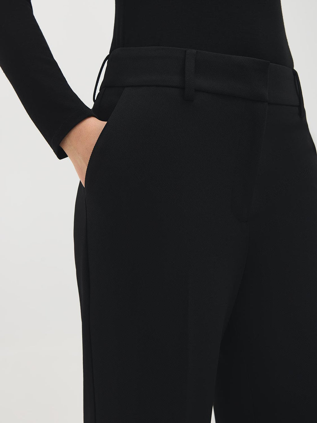 Pantalon large en sergé