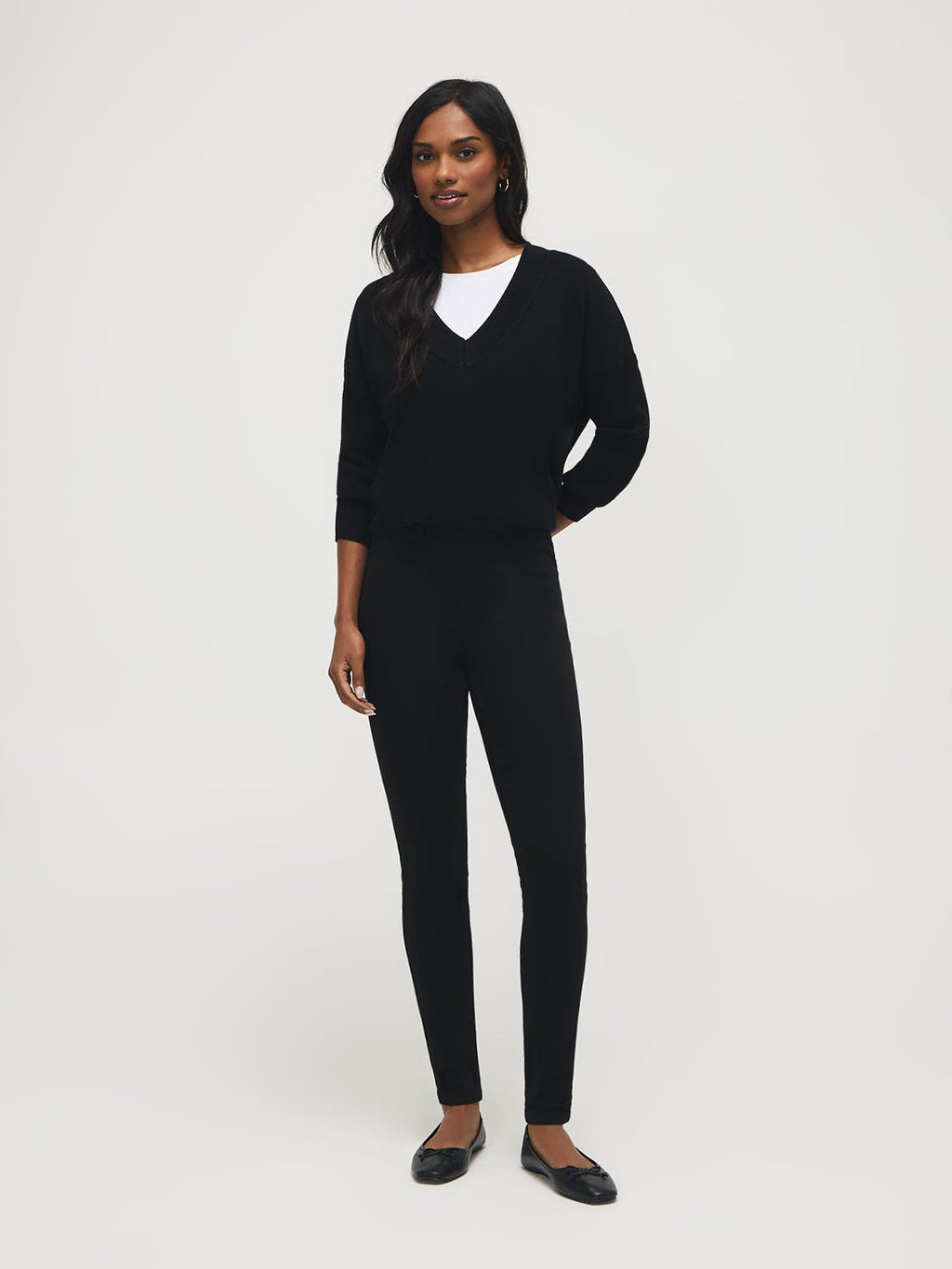 Jean Skinny Extensible en Coton Mélangé