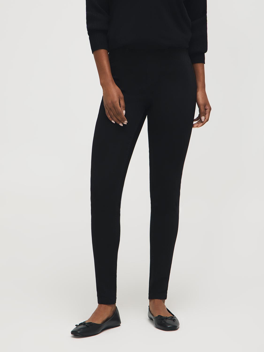 Jean Skinny Extensible en Coton Mélangé