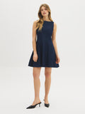Robe en jean à empiècements en mélange de coton