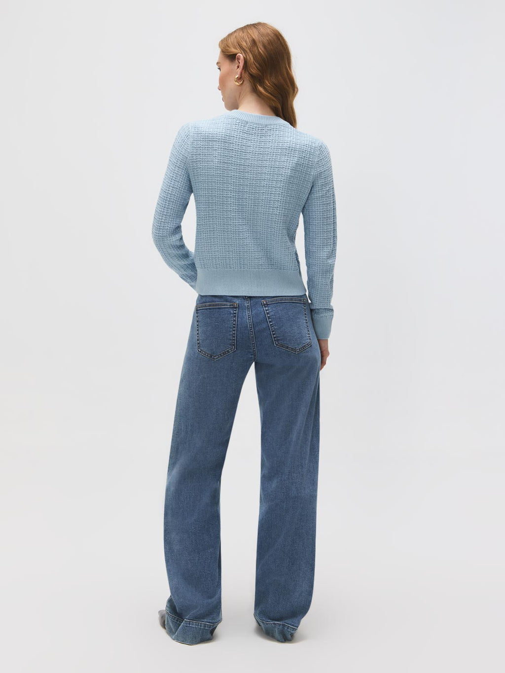 Gilet boutonné en mélange de coton