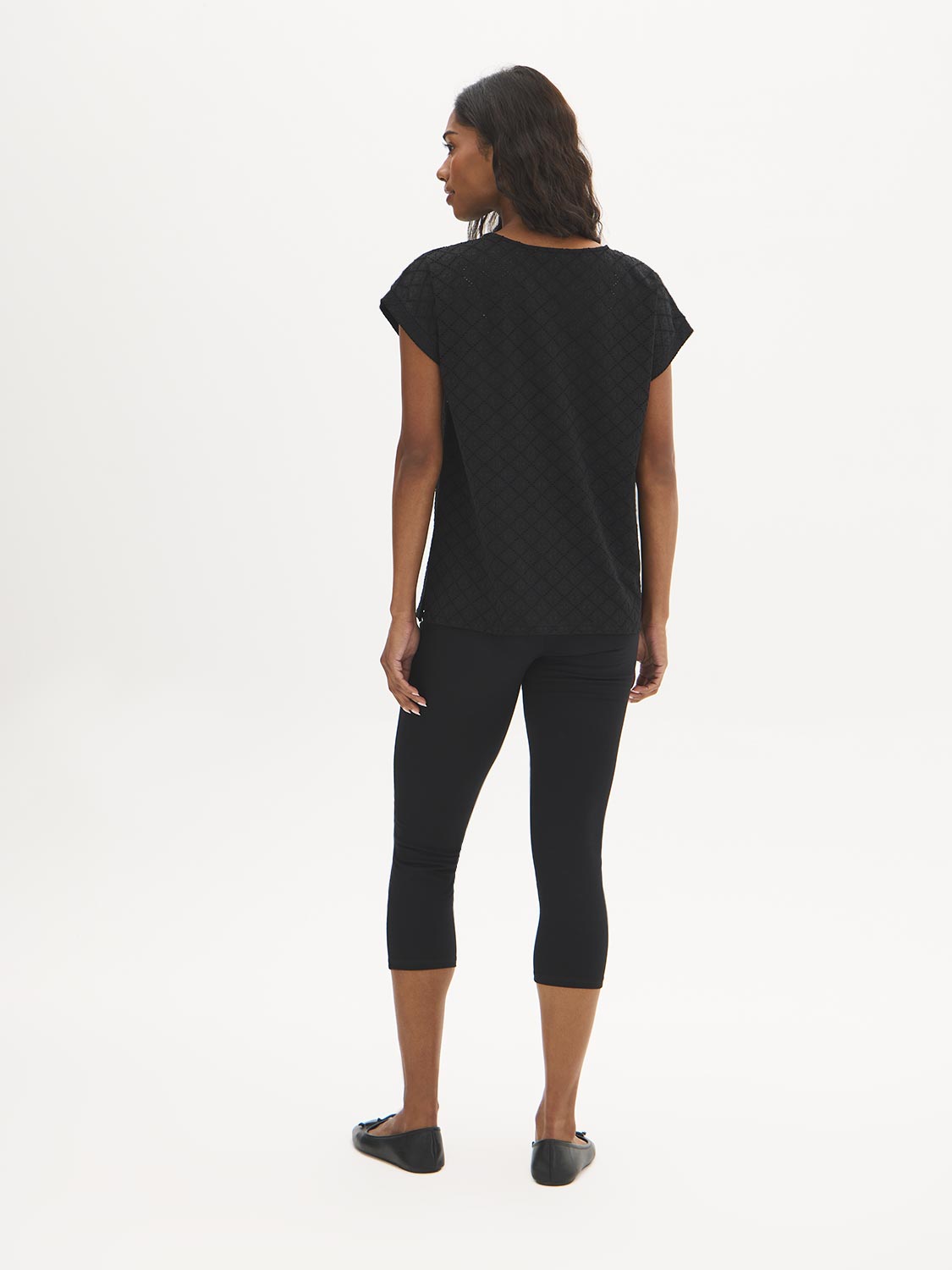 T-shirt Dolman à Œillets