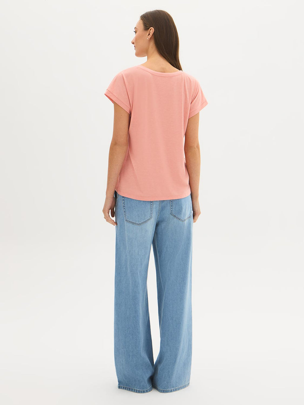 T-shirt dolman à revers