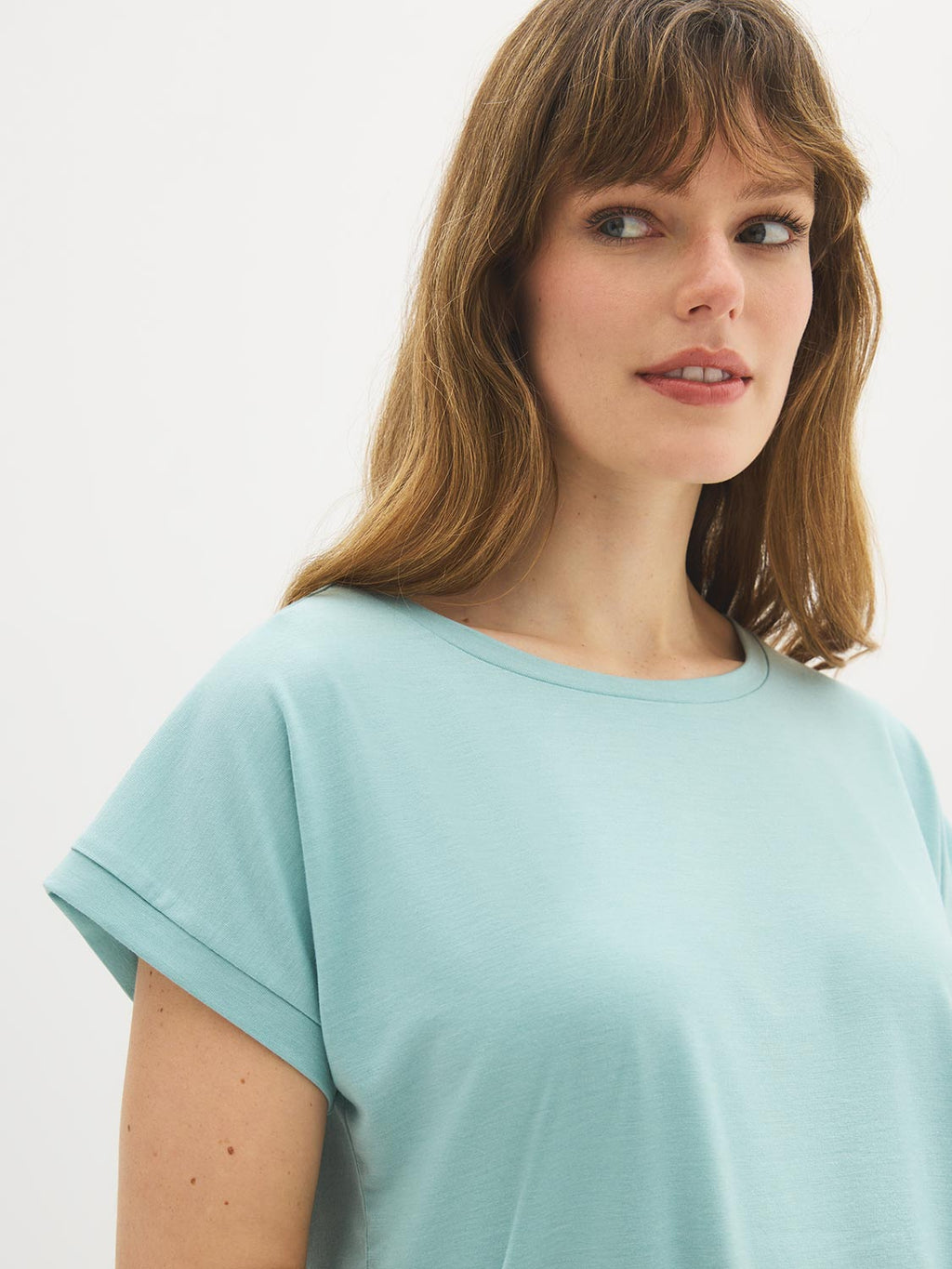T-shirt dolman à revers