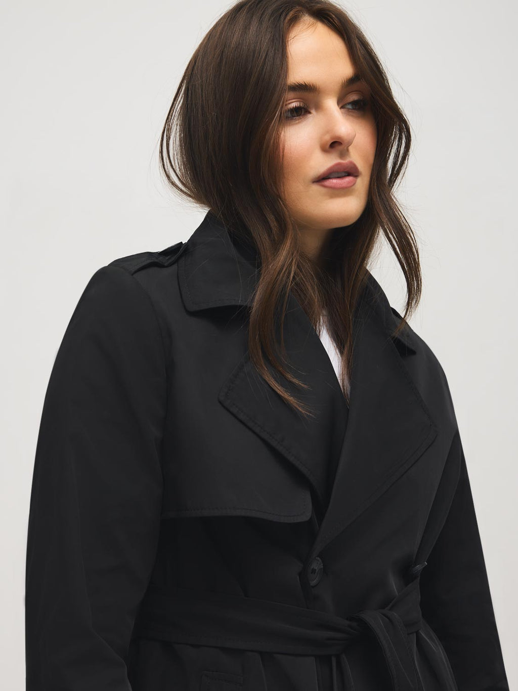 Trench-coat mi-long