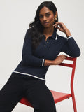 Pull en maille torsadée Johnny Collar