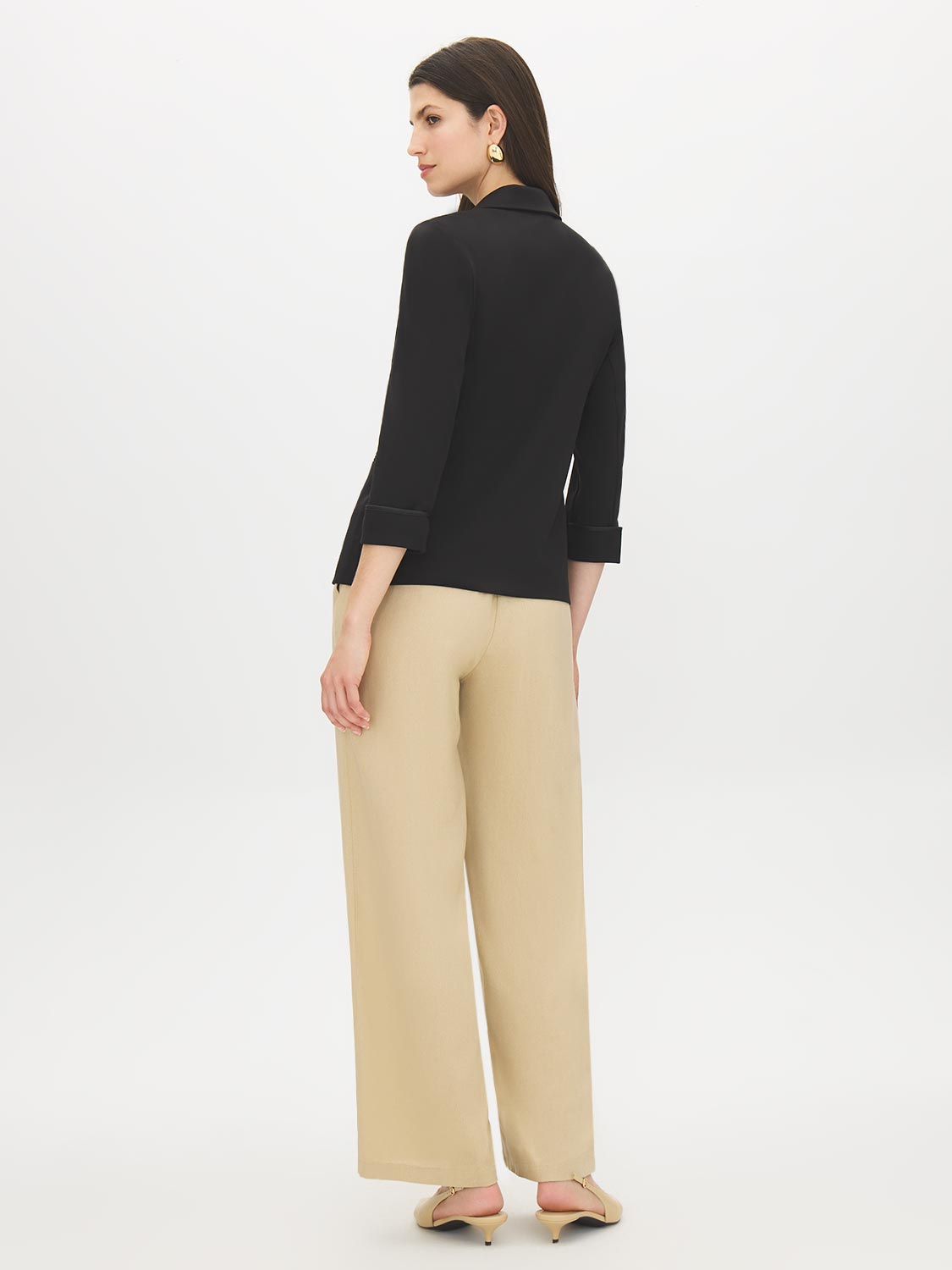 Blazer à Manches Relevées
