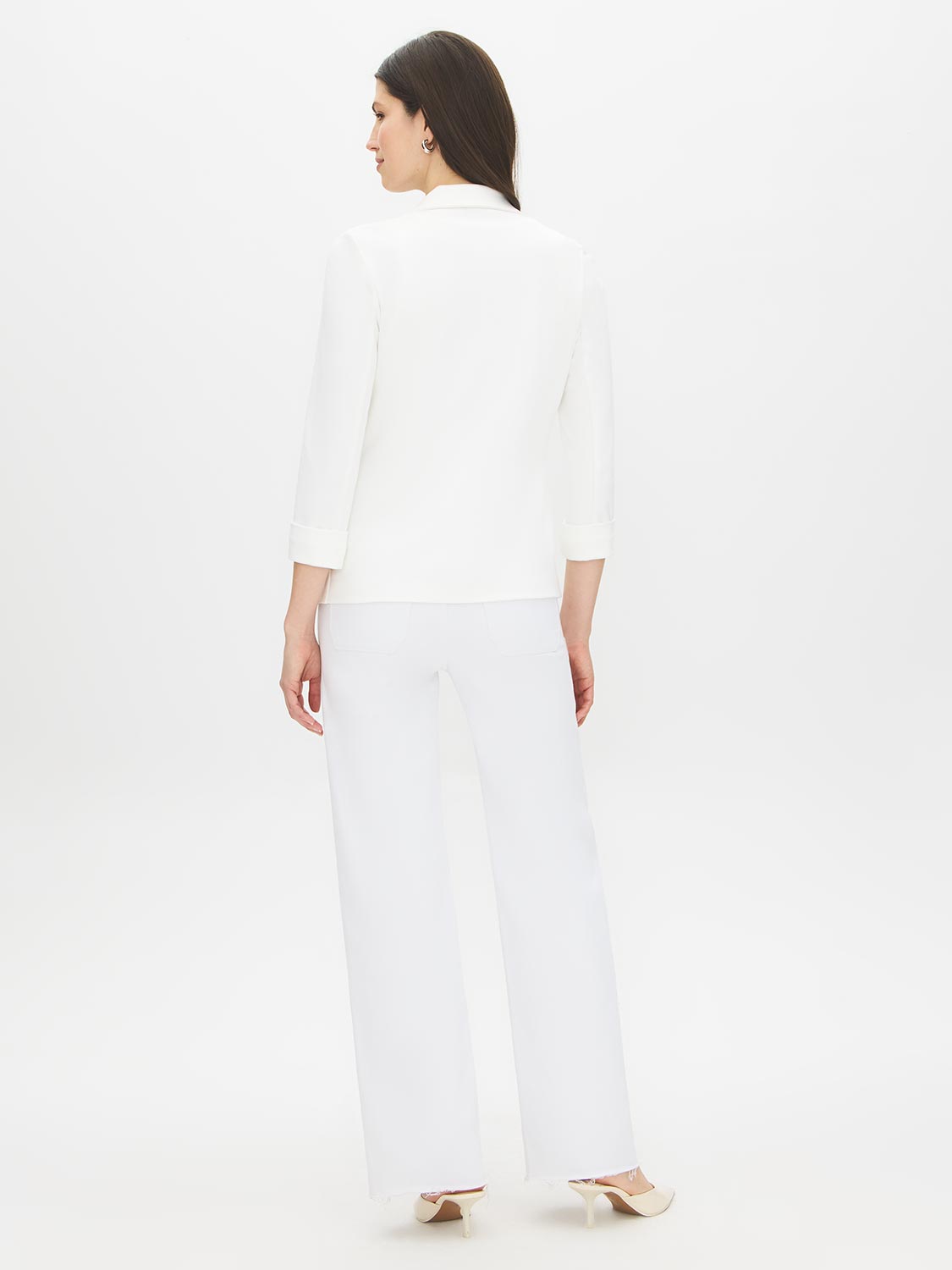 Blazer à Manches Relevées