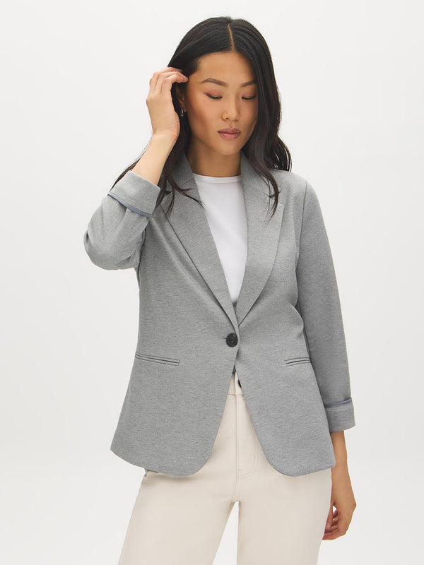 Blazer à Manches Relevées