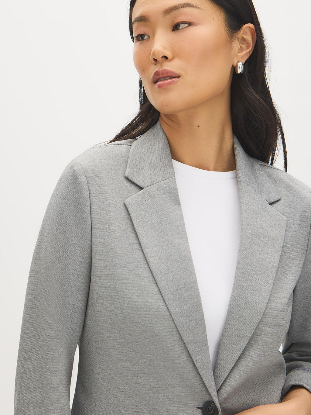 Blazer à Manches Relevées